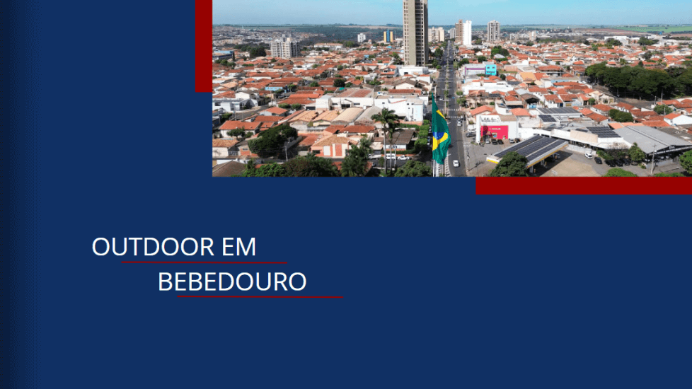 OUTDOOR EM BEBEDOURO