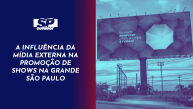 Ponto nº A INFLUÊNCIA DA MÍDIA EXTERNA NA PROMOÇÃO DE SHOWS NA GRANDE SÃO PAULO 
